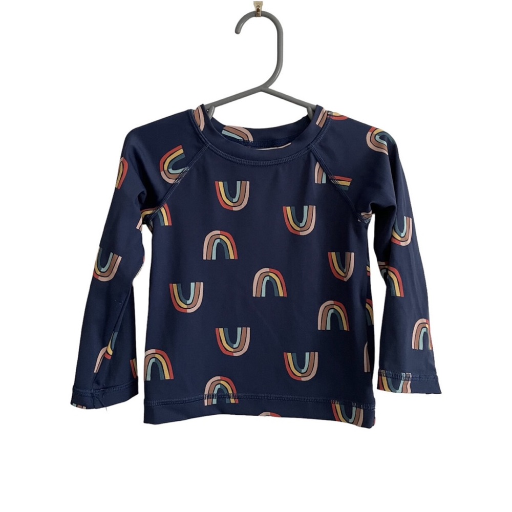 Hanna Andersson Rainbow Swim Rashguard
